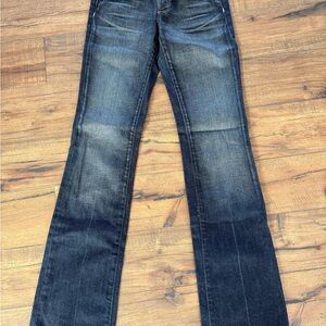 PAIGE Dark Wash Flare Jeans